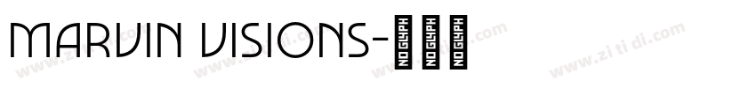 Marvin Visions字体转换